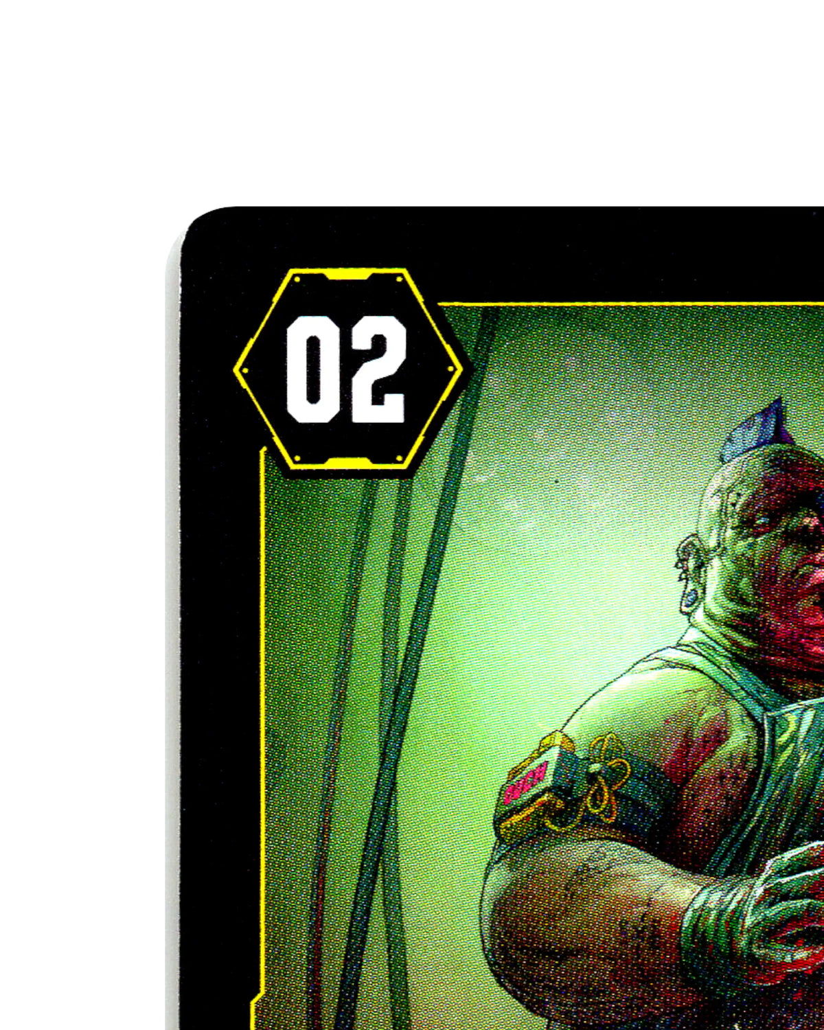 Sketchy Ripper B054 Cyberpunk 2077 TCG Beta card front top-left corner