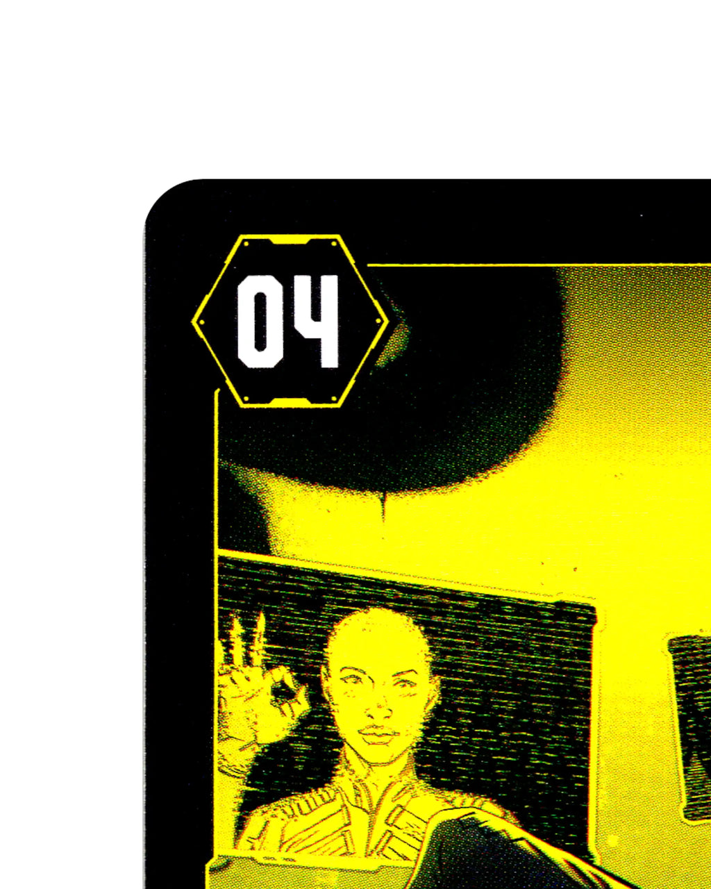 T-bug — Amateur Philosopher B055 Cyberpunk 2077 TCG Beta card front top-left corner