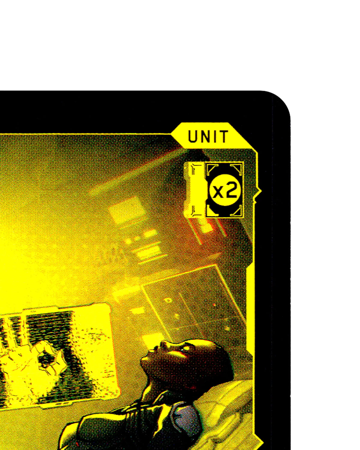 T-bug — Amateur Philosopher B055 Cyberpunk 2077 TCG Beta card front top-right corner