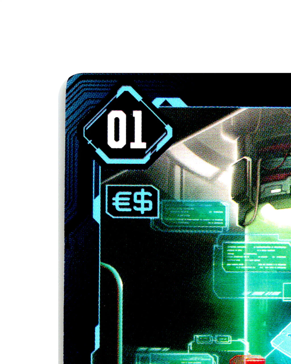 Tetratronic Rippler B130 Cyberpunk 2077 TCG Beta card front top-left corner