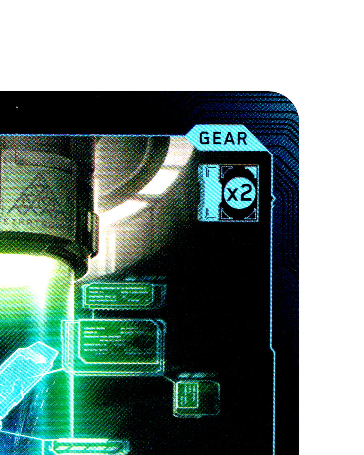 Tetratronic Rippler B130 Cyberpunk 2077 TCG Beta card front top-right corner