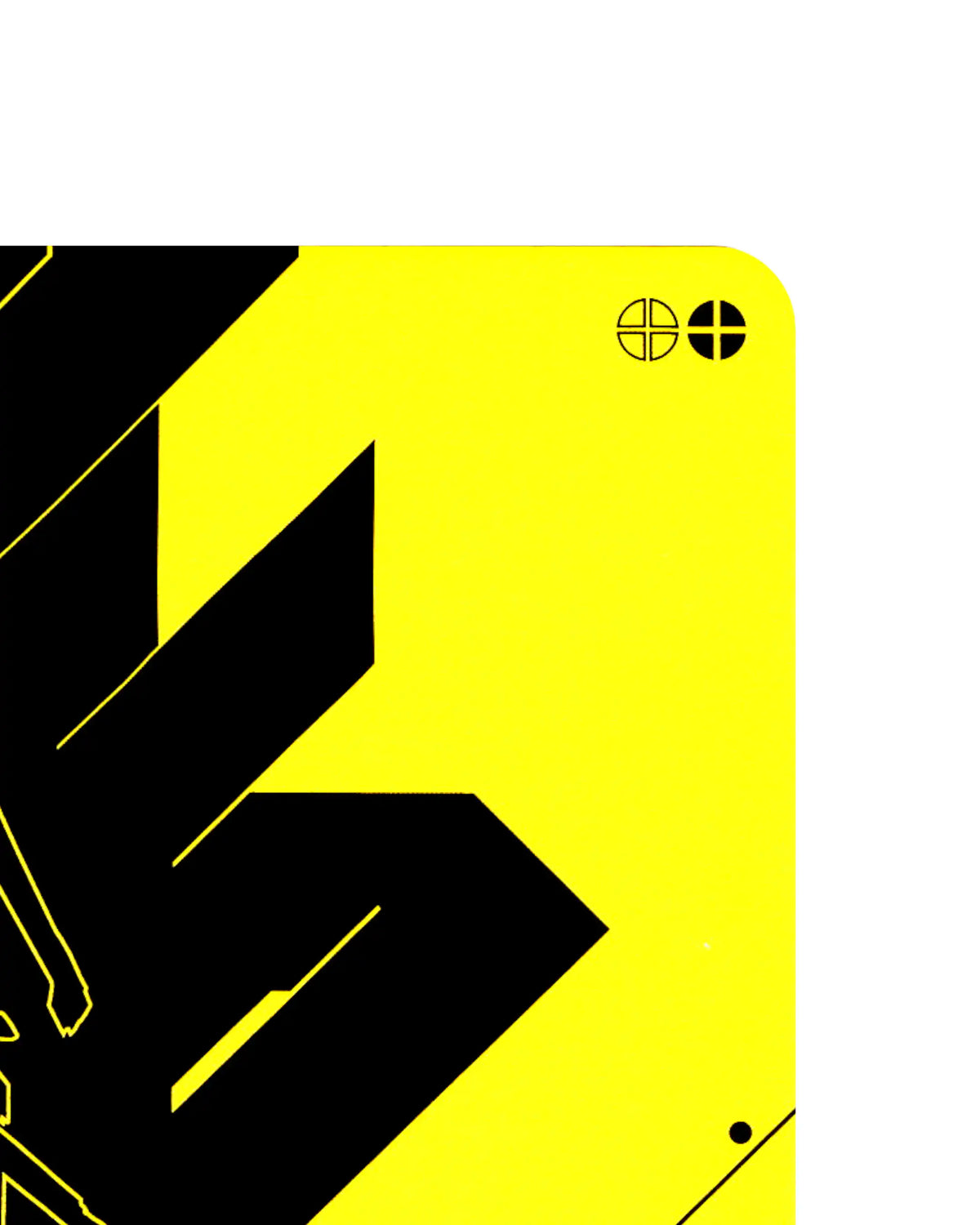 The Heist B070 Cyberpunk 2077 TCG Beta card back top-right corner