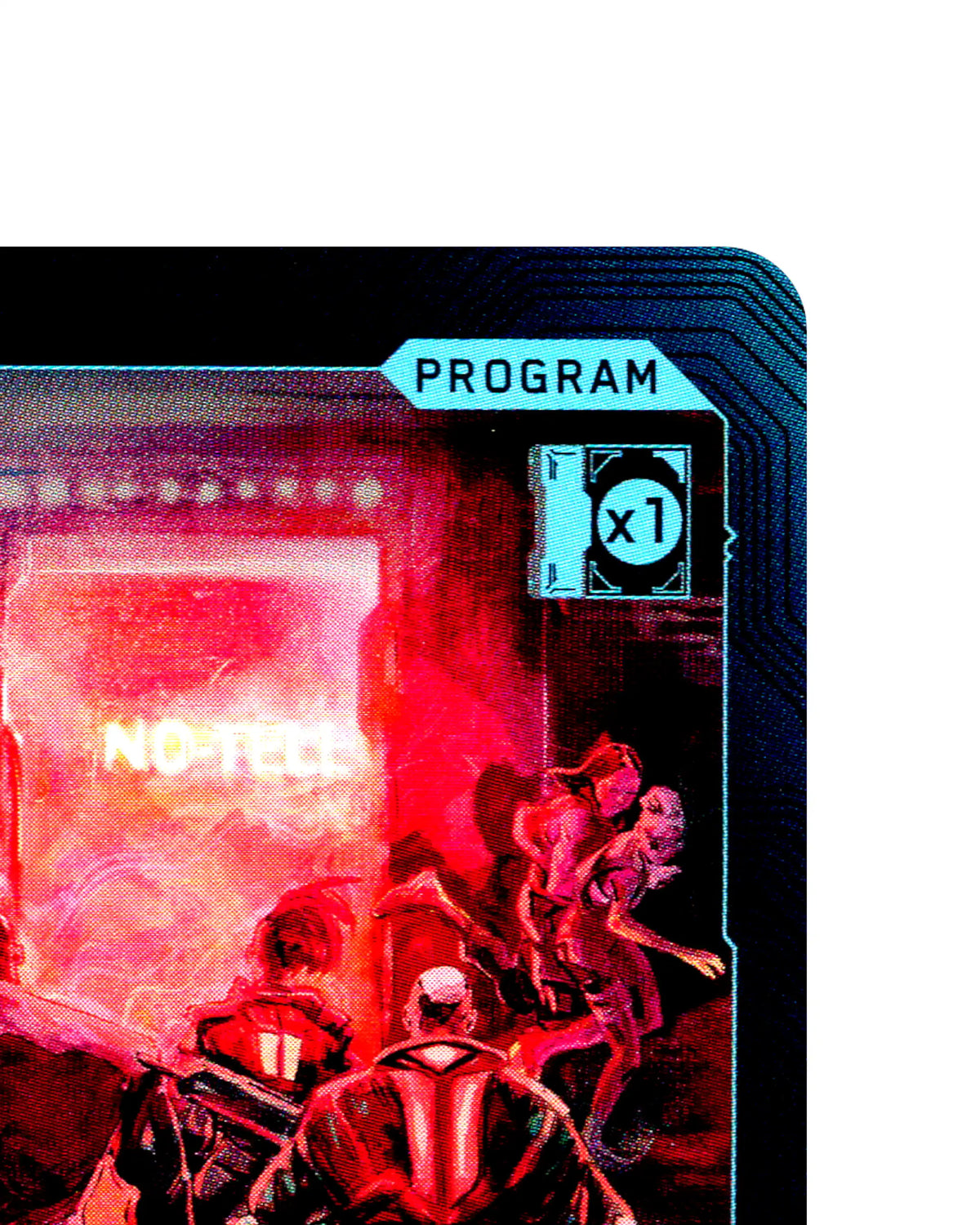 Trust No One B139 Cyberpunk 2077 TCG Beta card front top-right corner