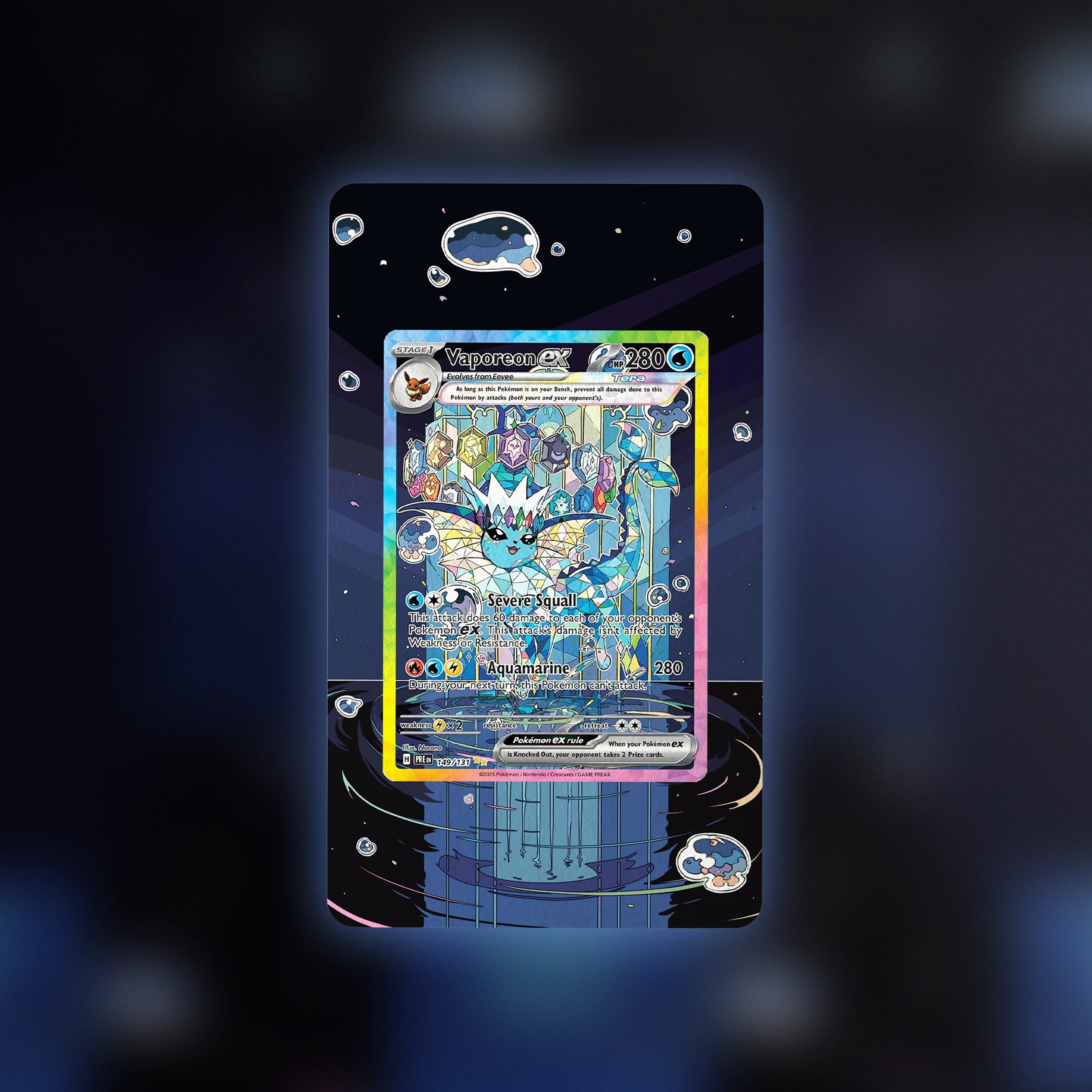 Vaporeon EX 149/131 Extended artwork Bundle